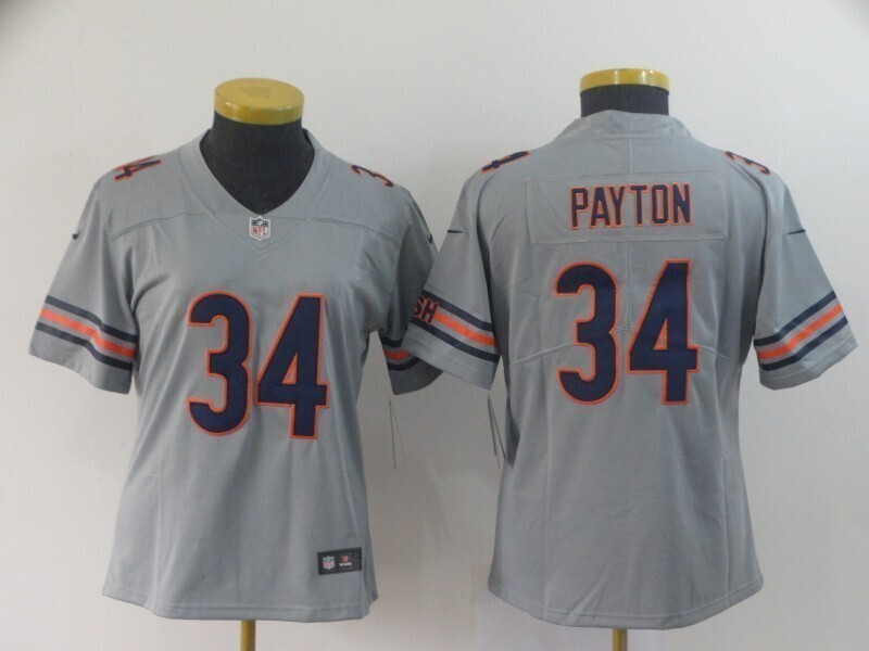 Youth 2026 Chicago Bears #34 Payton grey Nike Limited NFL Jersey 2026001->youth nfl jersey->Youth Jersey